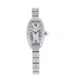 Cartier Tonneau diamonds and gold watch
