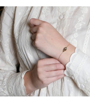 Dinh Van Menottes R8 gold bracelet