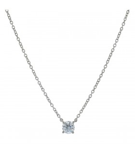 Diamond and gold necklace
