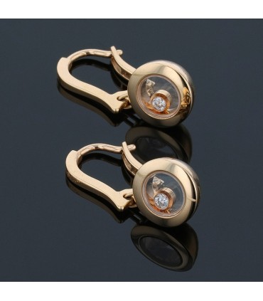 Chopard Happy Diamonds Icons diamonds and gold earrings