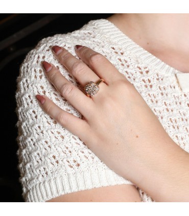 Pomellato Nudo diamonds and gold ring