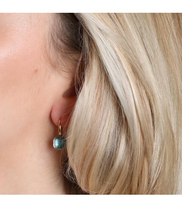 Pomellato Nudo topaze and gold earrings