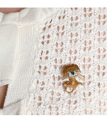 Broche Van Cleef & Arpels Lion Ebouriffé