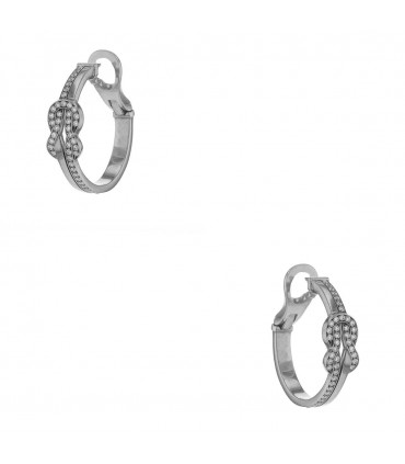 Fred Chance Infinie diamonds and gold earrings
