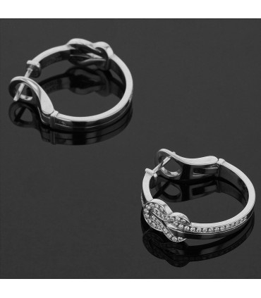 Fred Chance Infinie diamonds and gold earrings