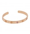 Cartier Love pink sapphire and gold bracelet