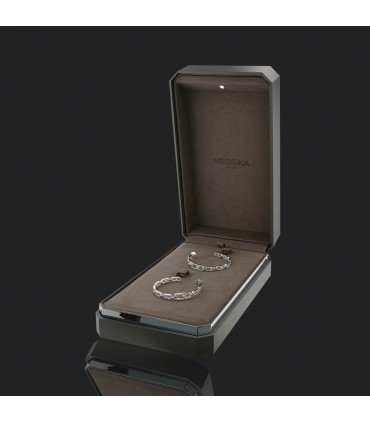 Messika Move Link diamonds and gold earrings