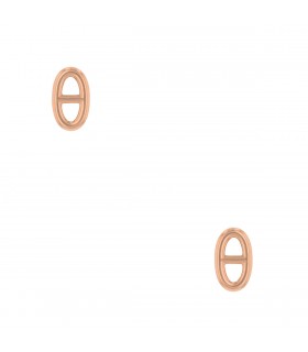 Hermès Chaîne d’Ancre gold earrings
