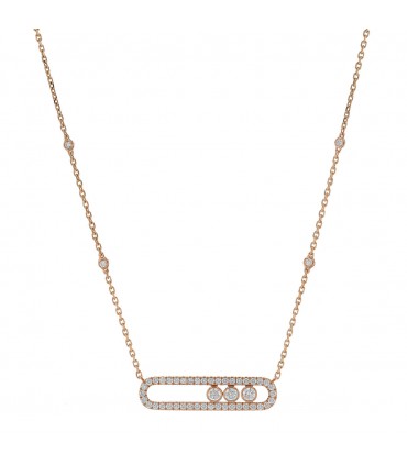 Messika Move diamonds and gold necklace