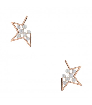 Tasaki cultured pearls and gold earrings