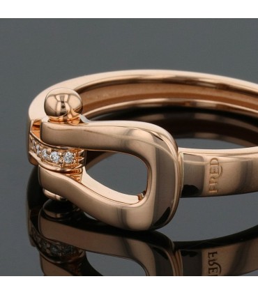 Fred Force 10 diamonds and gold ring