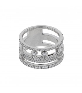 Messika Move Romane diamonds and gold ring