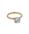 Diamond and gold ring