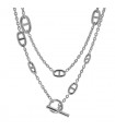Hermès Farandole silver necklace