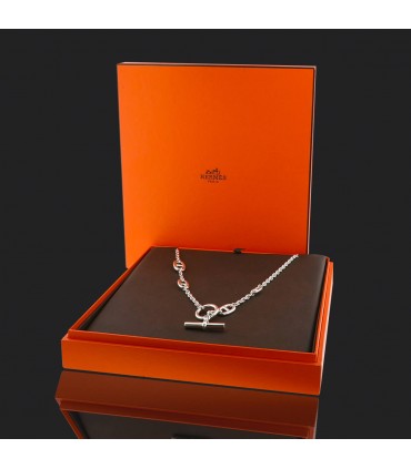 Hermès Farandole silver necklace