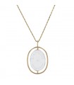L’Amour N°1 Cristal quartz and gold necklace