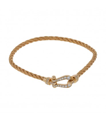 Fred Force 10 diamonds and gold bracelet