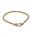 Fred Force 10 diamonds and gold bracelet