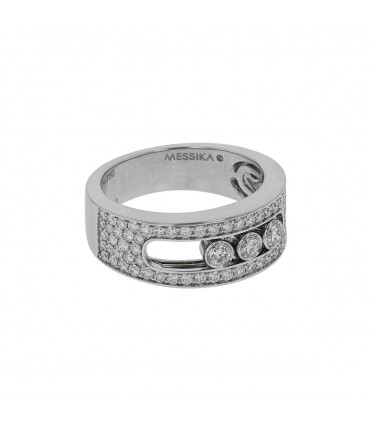 Messika Move Joaillerie diamonds and gold ring