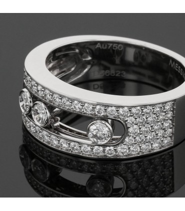 Messika Move Joaillerie diamonds and gold ring