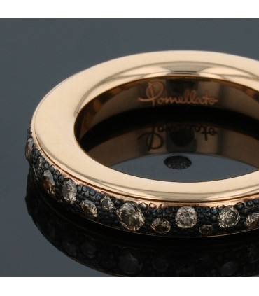 Pomellato Iconica diamonds and gold ring