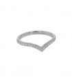 Tiffany & Co. Soleste diamonds and platinum ring