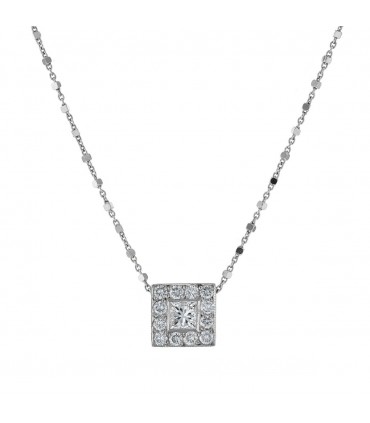Diamonds and gold necklace