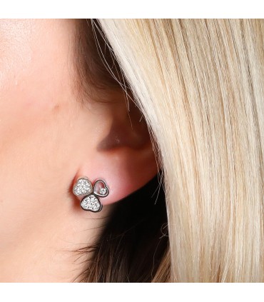 Chopard Happy Hearts diamonds and gold earrings