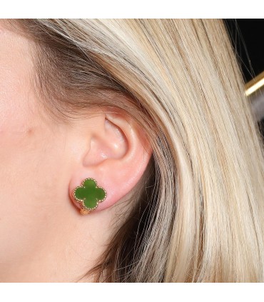 Boucles d’oreilles Van Cleef & Arpels Vintage Alhambra