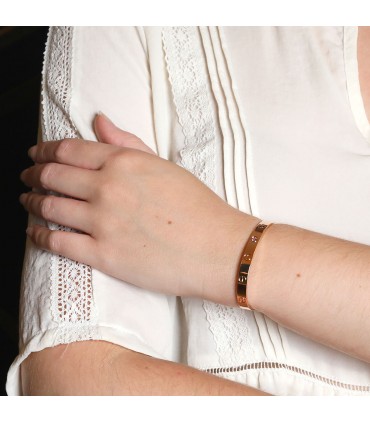 Cartier Love pink sapphire and gold bracelet