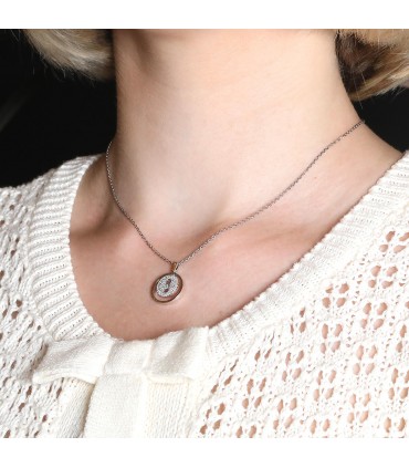 Messika Lucky Move diamonds and gold necklace