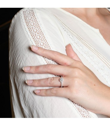 Messika Solitaire M-Love diamonds and gold ring