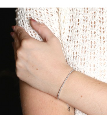 Messika diamonds and gold bracelet