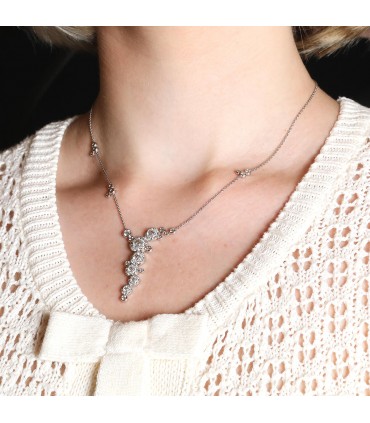 Hans D. Krieger diamonds and gold necklace
