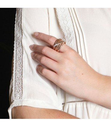 Bague or, diamants