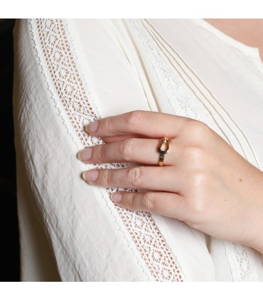 Fred Force 10 diamonds and gold ring