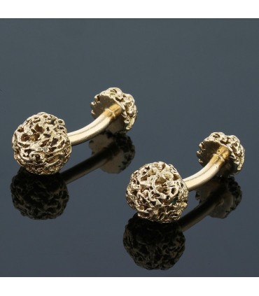 Tiffany & Co. gold cufflink