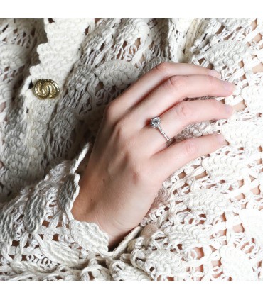 Diamonds and gold ring