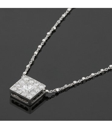Diamonds and gold necklace