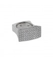 Diamonds and platinum ring