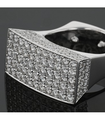 Diamonds and platinum ring