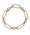 Two tones gold bracelet