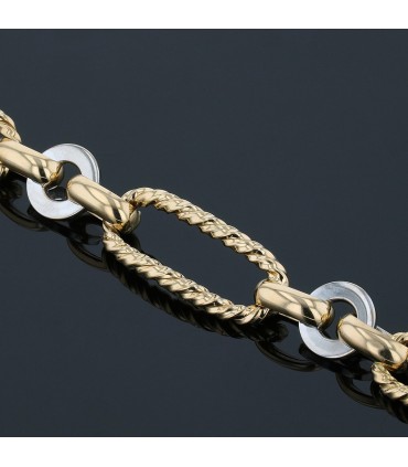 Two tones gold bracelet