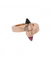 Cartier Menottes tourmaline and gold ring
