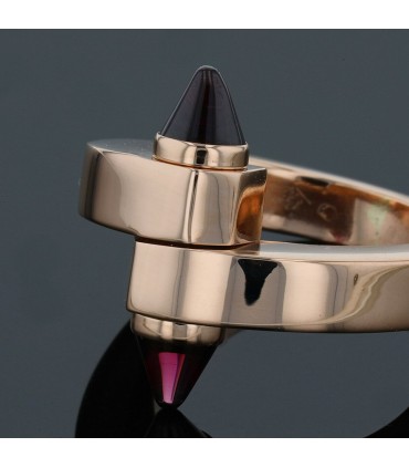 Cartier Menottes tourmaline and gold ring