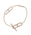 Hermès Ever Chaîne d’Ancre diamonds and gold bracelet