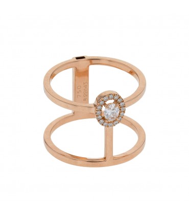Messika Glam’Azone diamonds and gold ring