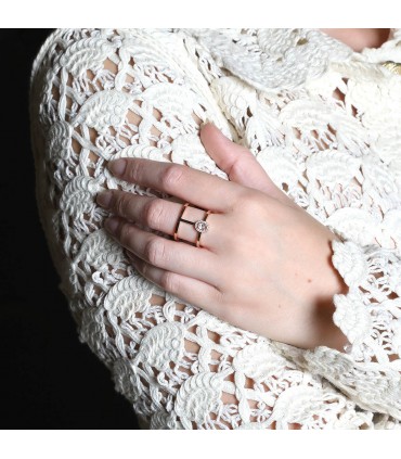 Messika Glam’Azone diamonds and gold ring
