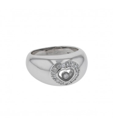 Chopard Happy Hearts diamonds and gold ring