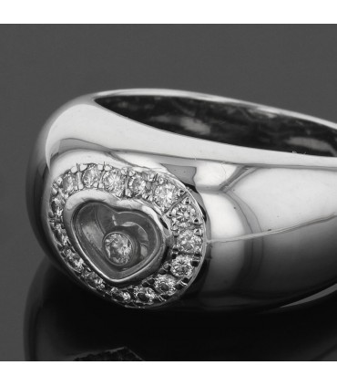 Chopard Happy Hearts diamonds and gold ring